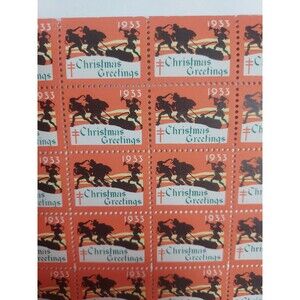 NIP 10,000 National Tuberculosis Assoc Christmas Seals In Original Mailer